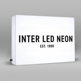 The Highbury' - Frameless Acrylic Light Box Sign